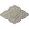 Ekena Millwork Ashford Ceiling Medallion, Hand-Painted Pot of Cream Crackle, 42 3/4"W x 28 7/8"H x 1"P CM42X28ASPCC - alternate 1